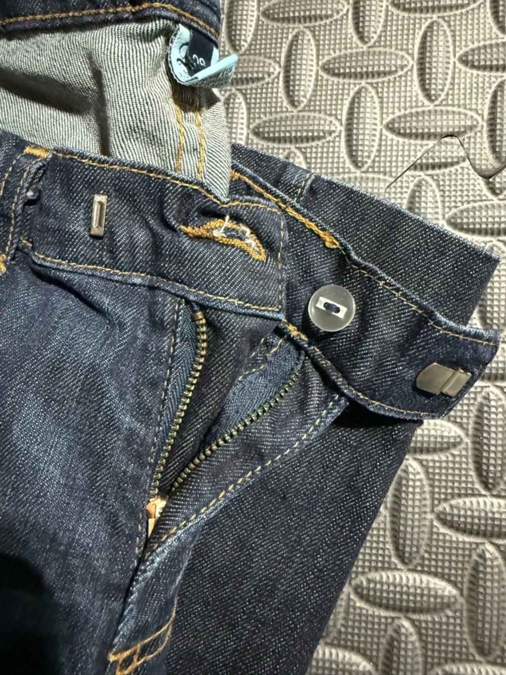 Anlo Dark Blue Flared Wide-Leg Jeans - Picture 4 of 5